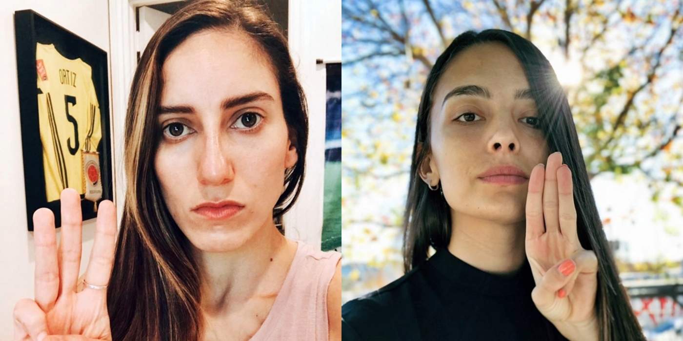 Isabella Echeverri y Melissa Ortiz decidieron difundir varios videos mediante las redes sociales para criticar las condiciones del fútbol de mujeres en Colombia. (Especial)