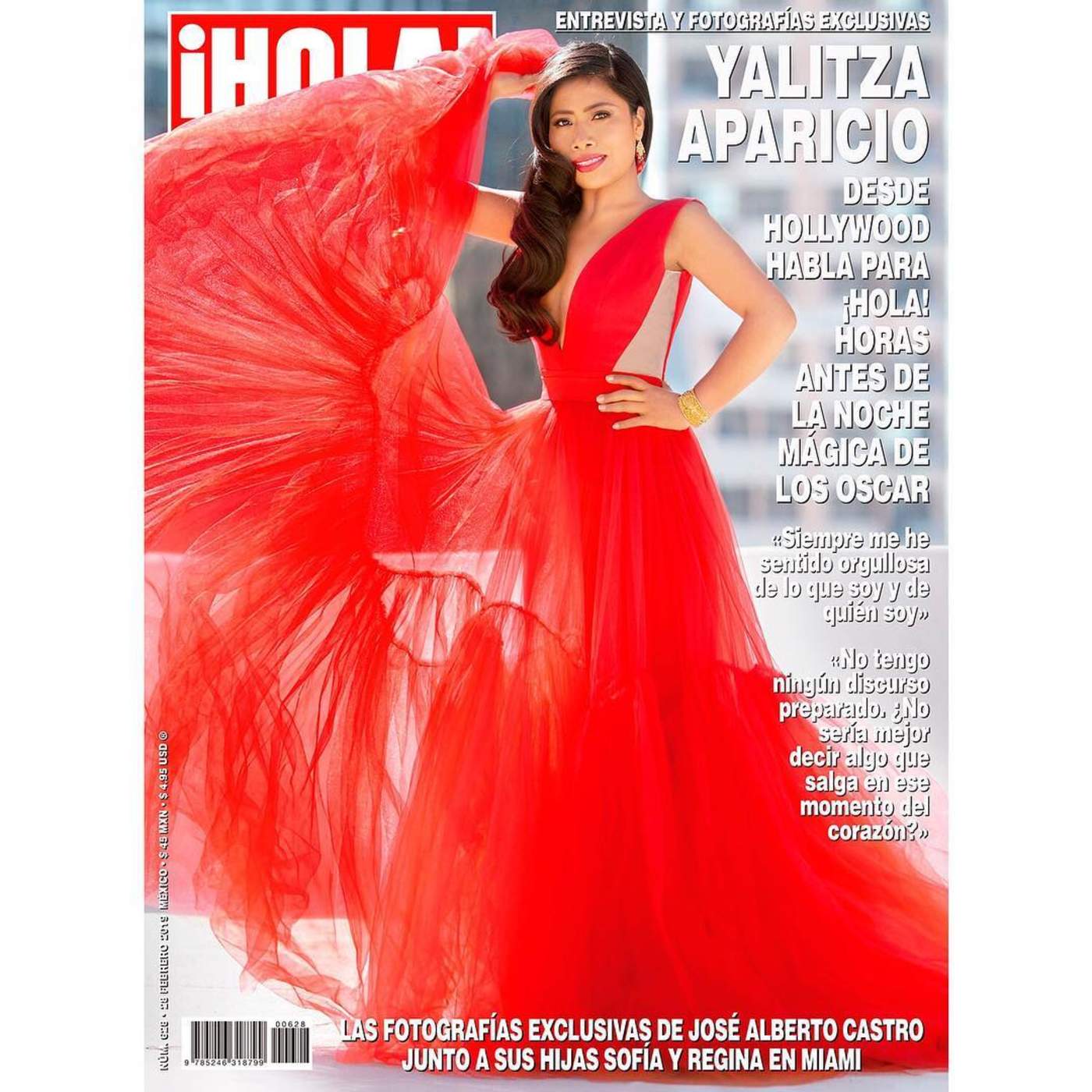 La portada de la revista Hola con Yalitza Aparicio ha dividido opiniones. (ESPECIAL) 