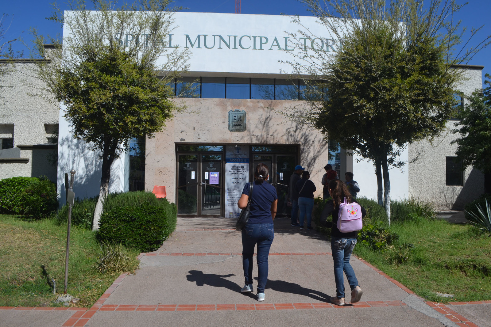 Ayer las actividades volvieron a la normalidad en el Hospital Municipal de Torreón. (ANGÉLICA SANDOVAL)