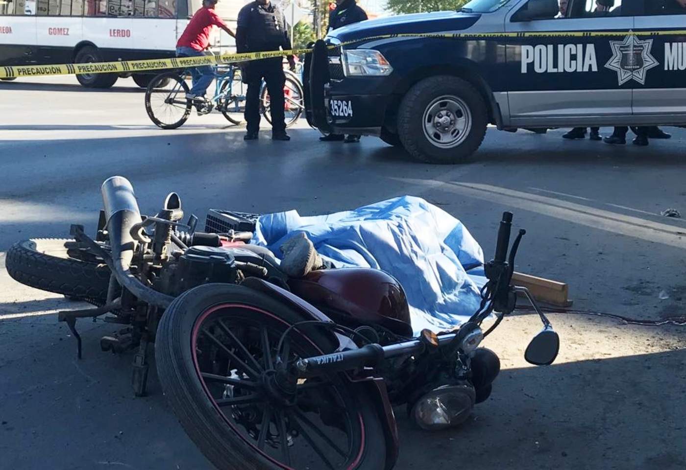 Muere motociclista en accidente vial en Torreón