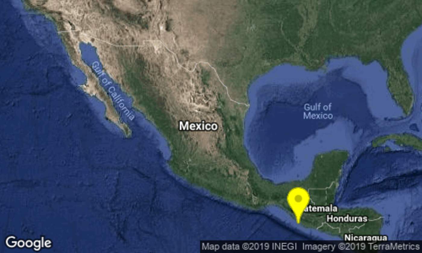 El Servicio Sismológico Nacional (SSN) informó que esta mañana se registró un movimiento de tierra de magnitud 4.4 al sureste de Ciudad Hidalgo, Chiapas. (ARCHIVO)