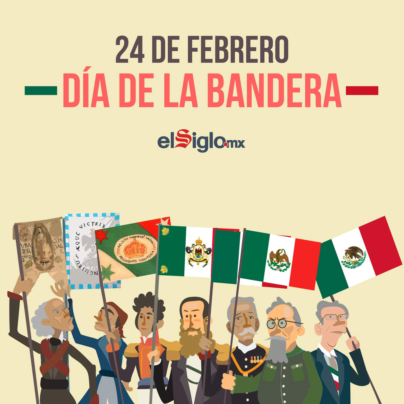1940 Primera Celebración Del Día De La Bandera En México El Siglo De