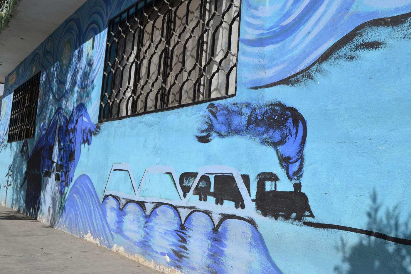 Los grafiteros laguneros imprimen elementos identitarios a las obras que realizan.