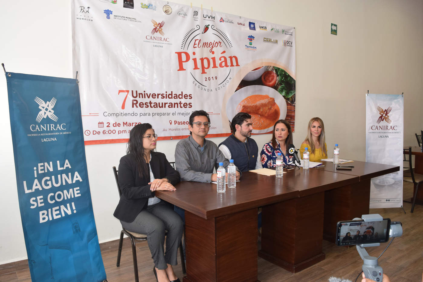La Canirac, OCV, en coordinación con la Dirección Municipal de Cultura preparan la segunda edición de la degustación del pipián. (MARY VÁZQUEZ)