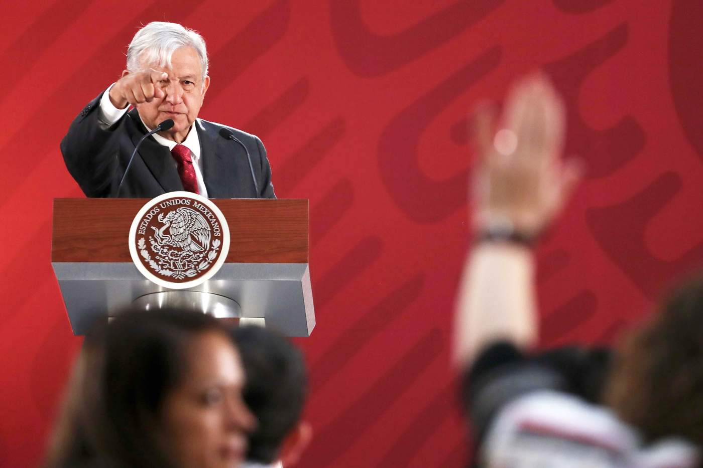 Durante su conferencia de prensa mañanera, el Jefe del Ejecutivo Federal se dijo respetuoso de ese grupo de contrapeso a su administración, incluso dijo que es legítimo y garantizará su derecho a disentir. (EL UNIVERSAL) 
