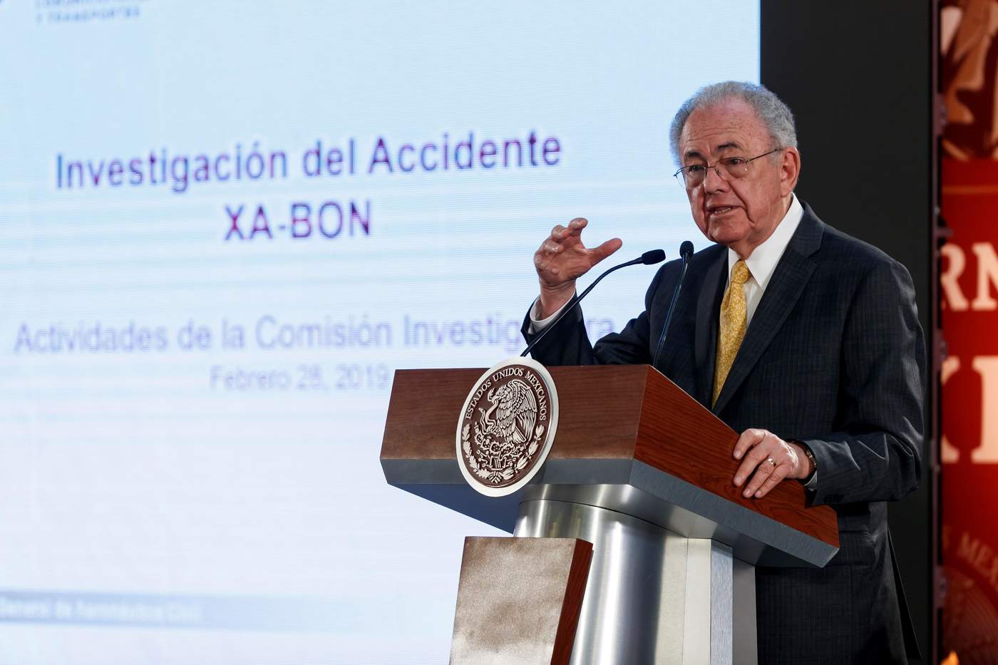 Ayer se presentaron avances en la investigación del accidente en Puebla. (EFE) 