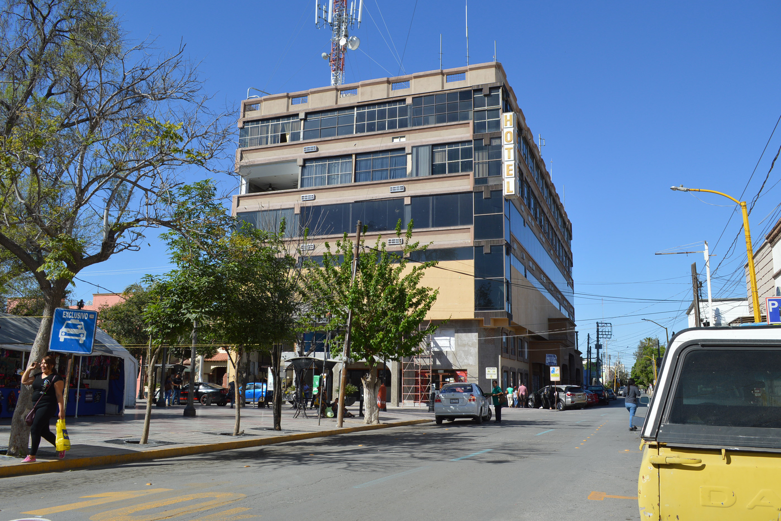 En Lerdo solo hay un hotel, y se encuentra ubicado en la esquina de la avenida Francisco I. Madero. (EL SIGLO DE TORREÓN)