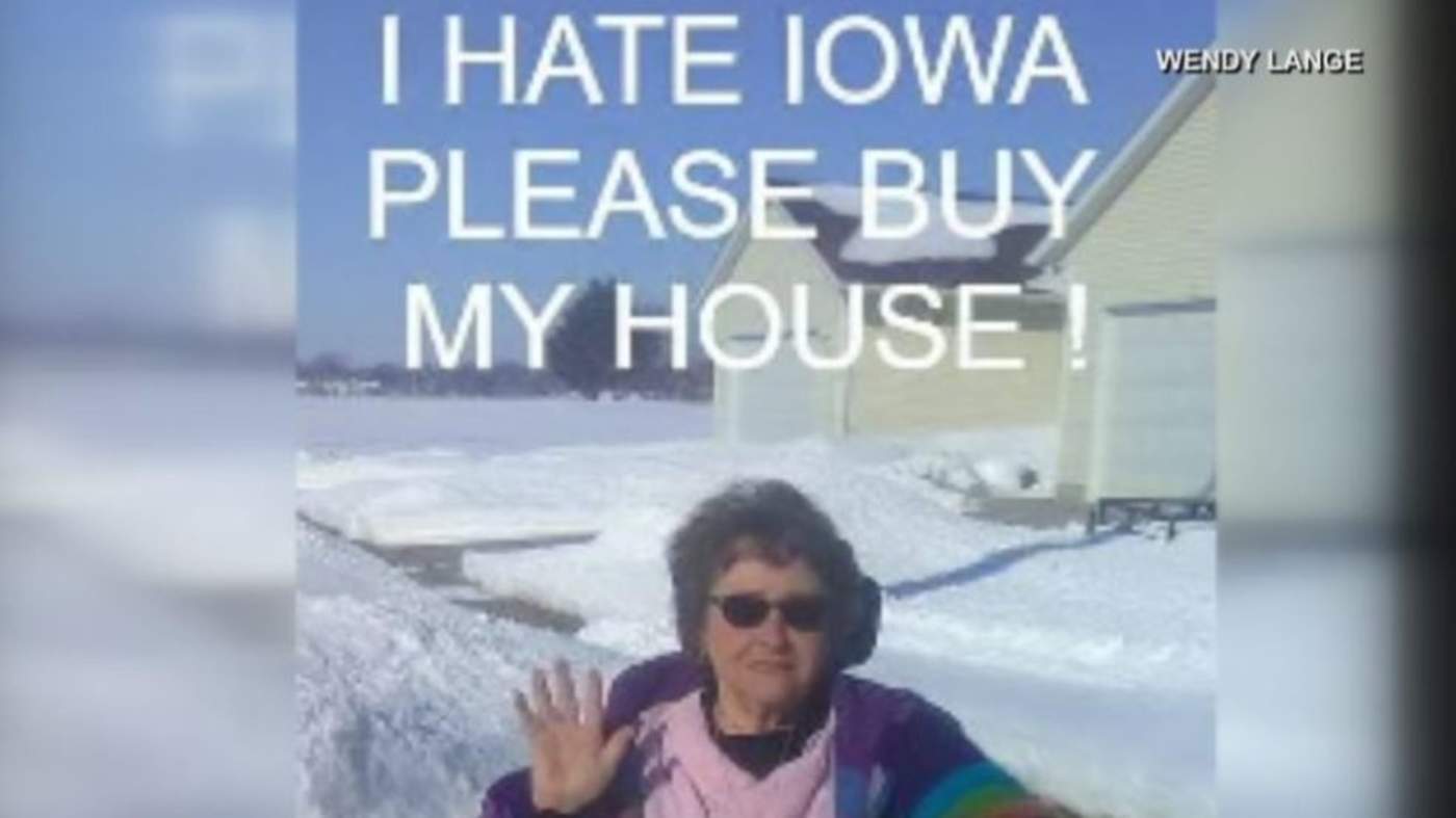 Quiere mudarse porque Iowa le parece muy frío. (INTERNET)
