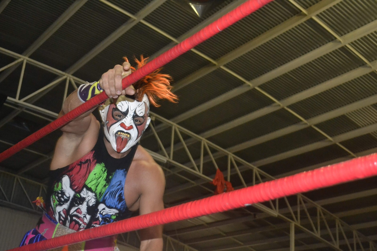 Psycho Clown estuvo el fin de semana en arenas de la Comarca Lagunera.