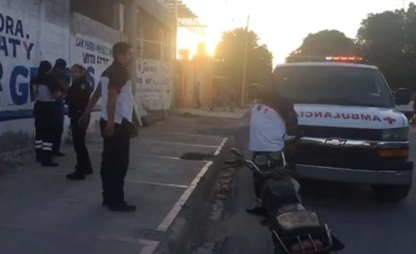Patrulla de la DSPM de San Pedro embiste a motociclista