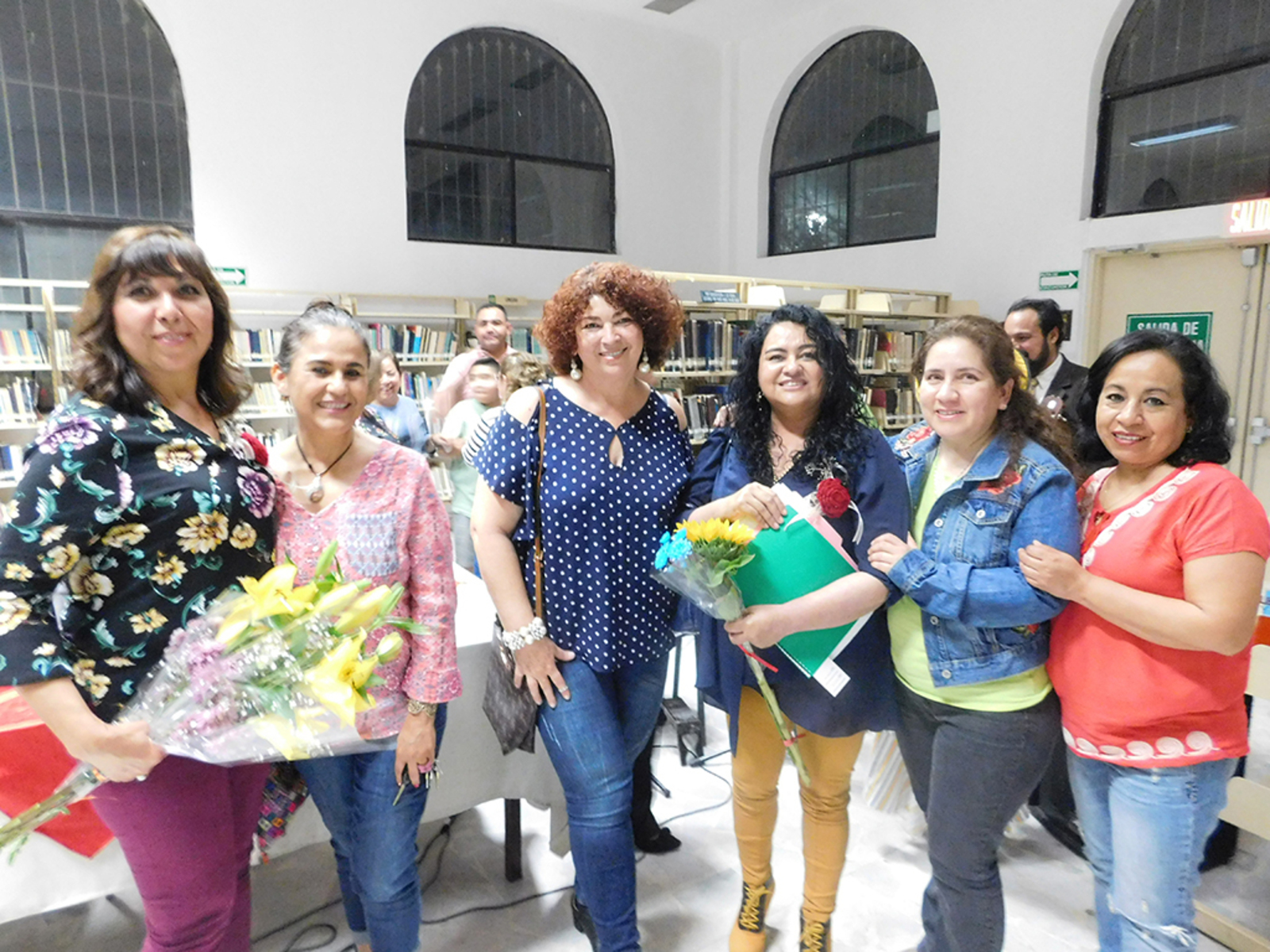 Blanca Domínguez, Cecilia Ortega, Ma. Guadalupe Villarreal Delgado, Alejandra Yadira Ortega Molina, Julia Gutiérrez y Laura García. (CORTESÍA) 