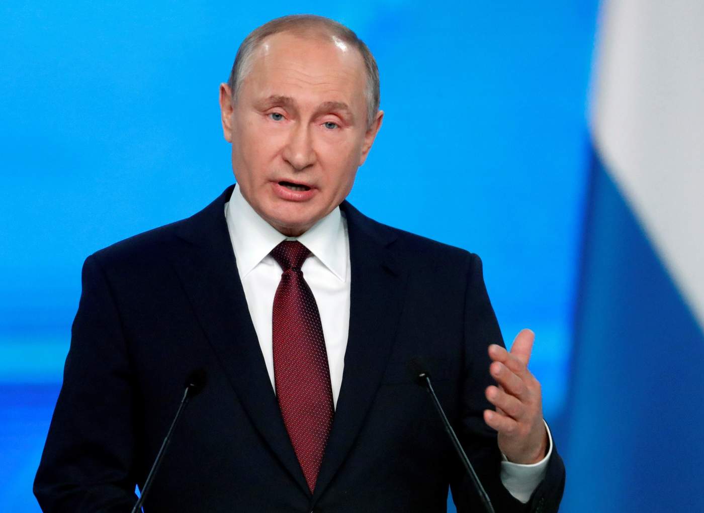 Putin dijo que espías extranjeros han redoblado los esfuerzos para acceder a los secretos de Rusia. (ARCHIVO)