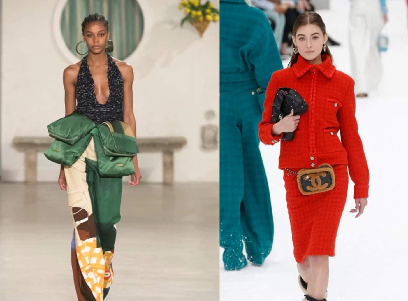 La nueva tendencia parece ser, entre más bolsas, más a la moda