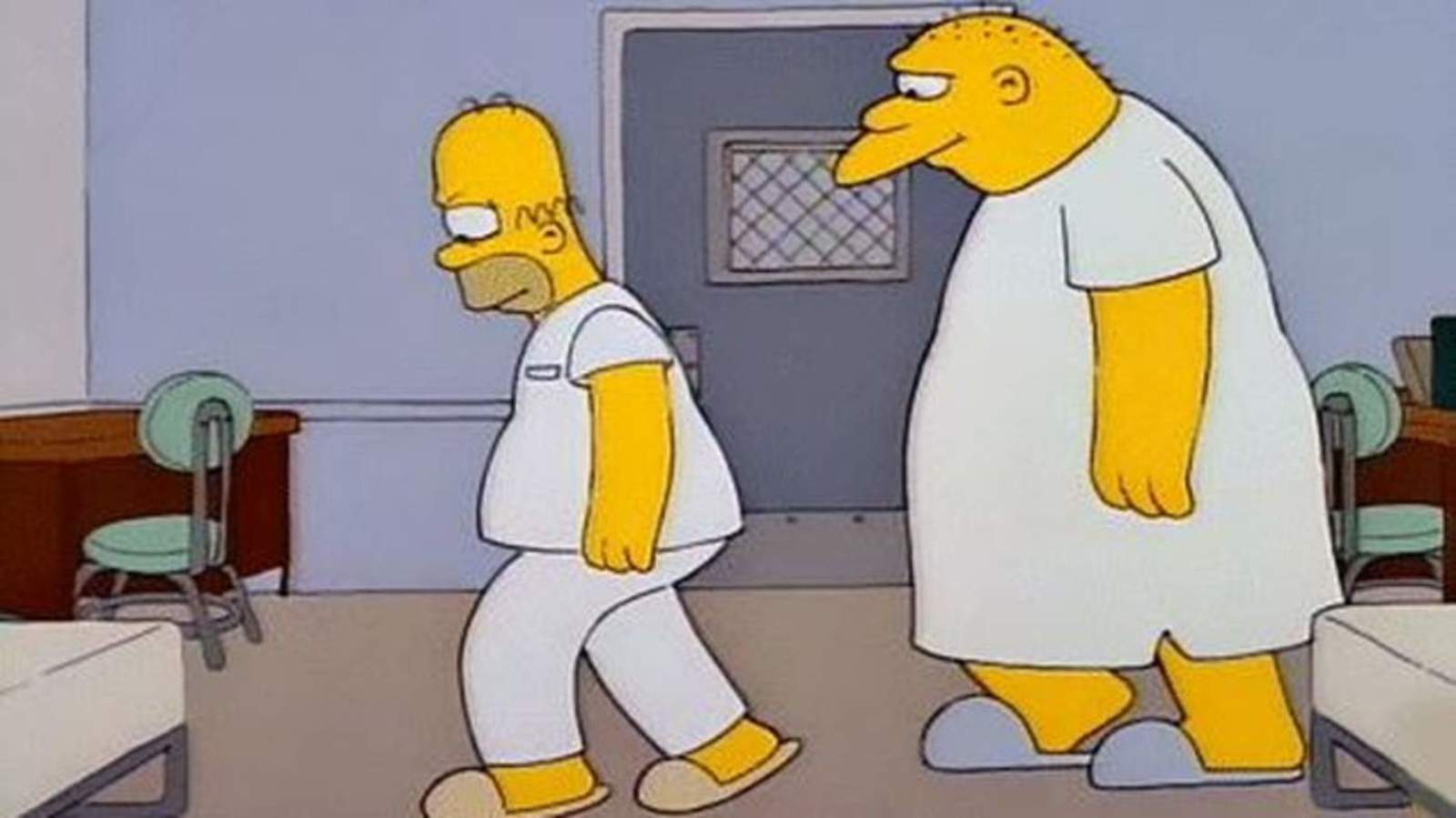 Queda fuera. El episodio de 1991 cuenta cómo Homero conoce a un hombre que canta como Michael Jackson en un psiquiátrico. (ESPECIAL)