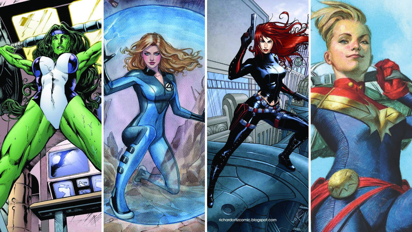 Las superheroínas de Marvel destacan en los cómics y también en el cine con la película “Captain Marvel”. (ESPECIAL)
