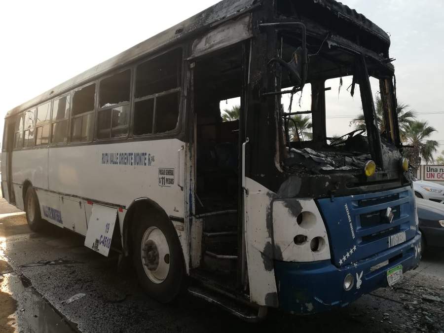 Se incendia autobús en Torreón