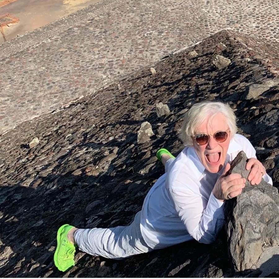 La actriz compartió en su cuenta de Instagram  varias fotografías de su visita por Teotihuacán. (ESPECIAL) 