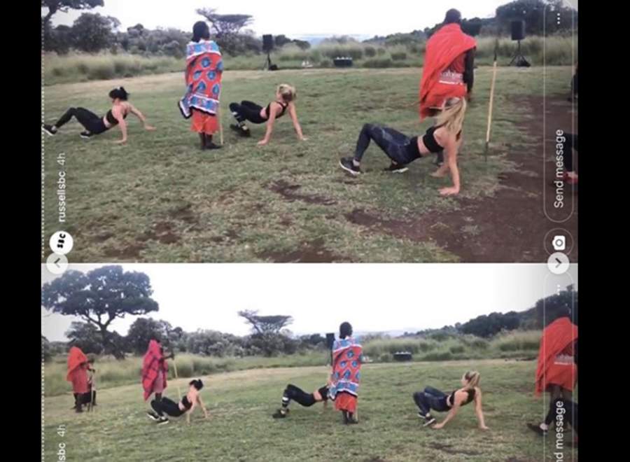 Video fitness es criticado por hacer participar a nativos kenianos