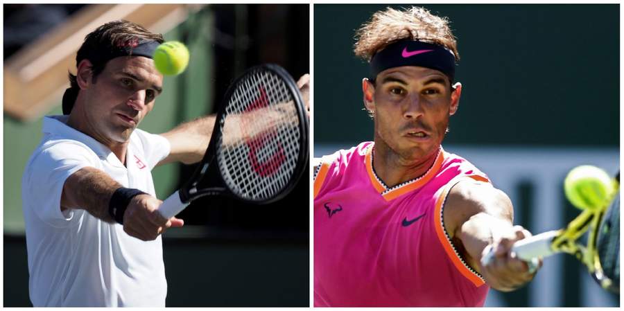 El suizo Roger Federer y el español Rafael Nadal consiguieron su pase a los cuartos de final del Masters 1000 de Indian Wells, tras vencer al británico Kyle Edmund y al serbio Filip Krajivinovic, respectivamente. (EFE)