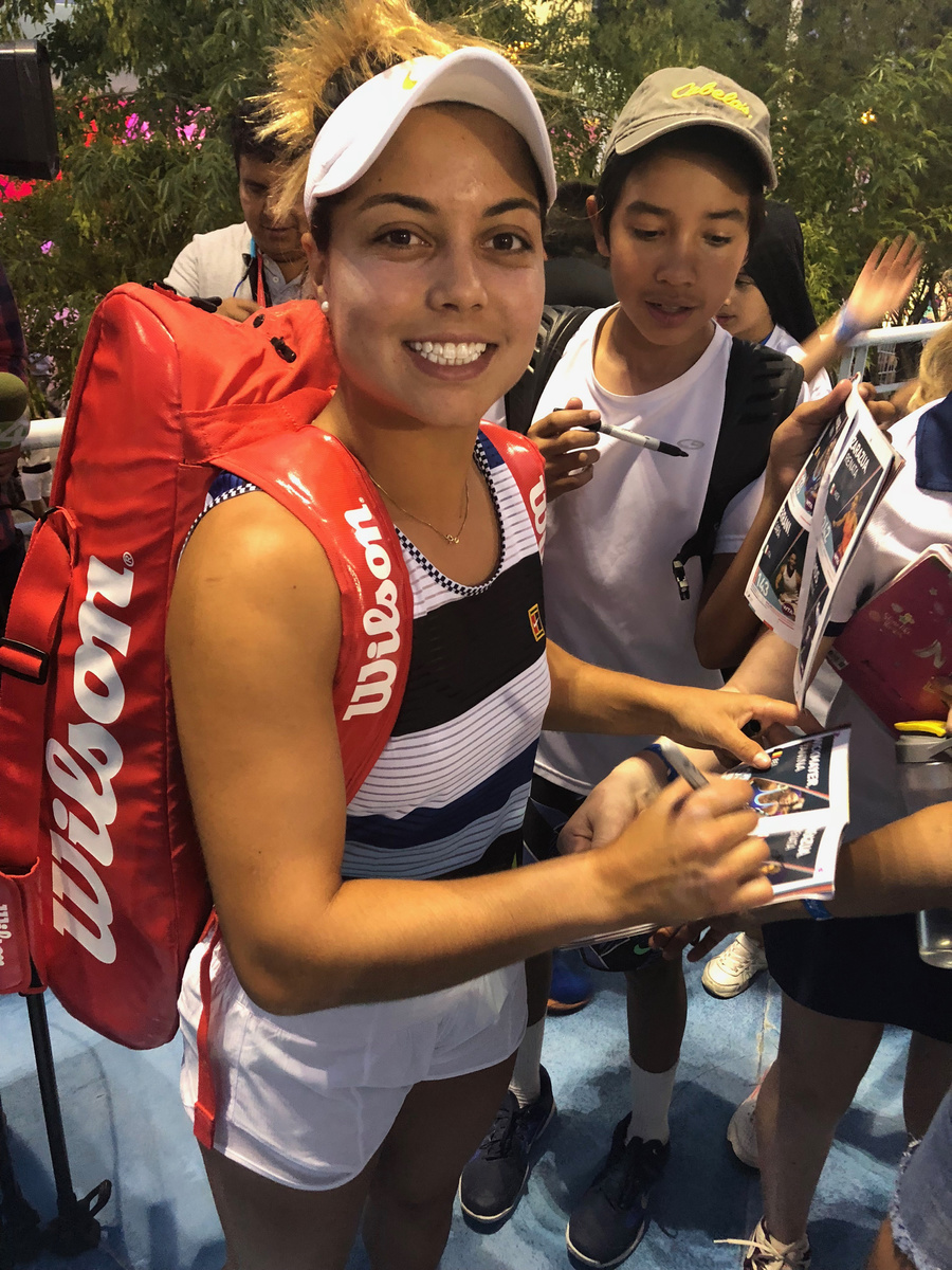 La tenista mexicana Renata Zarazúa había iniciado con el pie derecho.