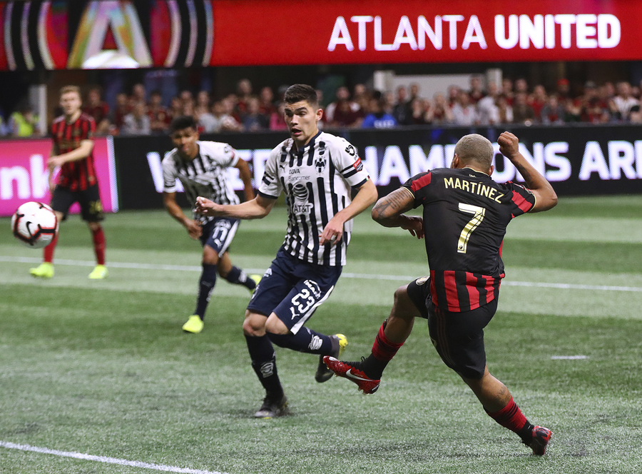 El artillero Josef Martínez anotó un estéril gol sobre el final del partido ayer para darle al Atlanta una victoria de 1-0 sobre Monterrey.
