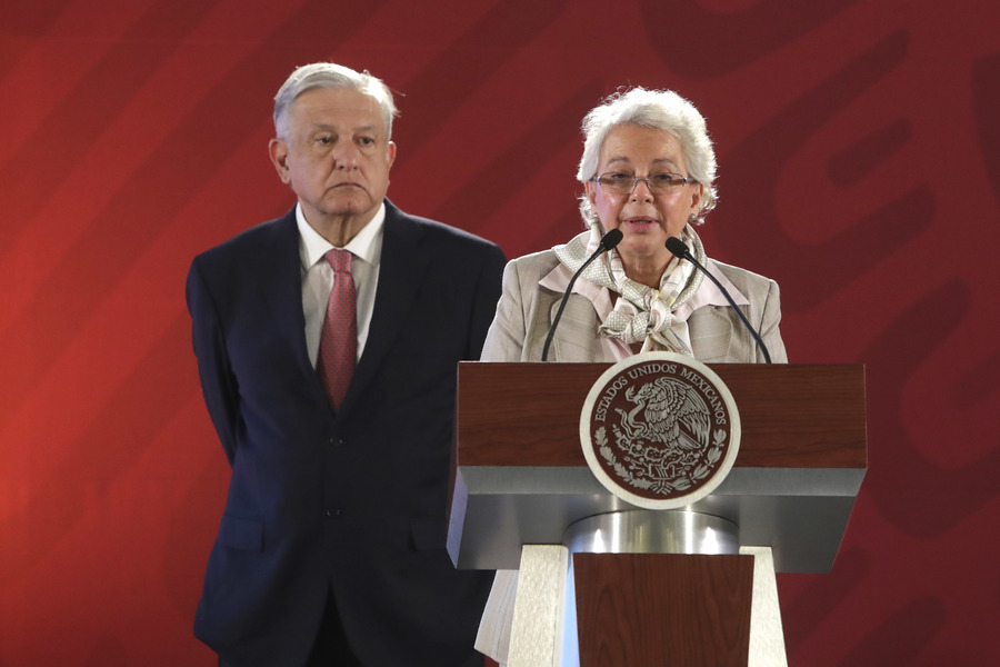 La secretaria de Gobernación, Olga Sánchez Cordero, reconoció que el INM es una de las instituciones más penetradas de corrupción. (EL UNIVERSAL)