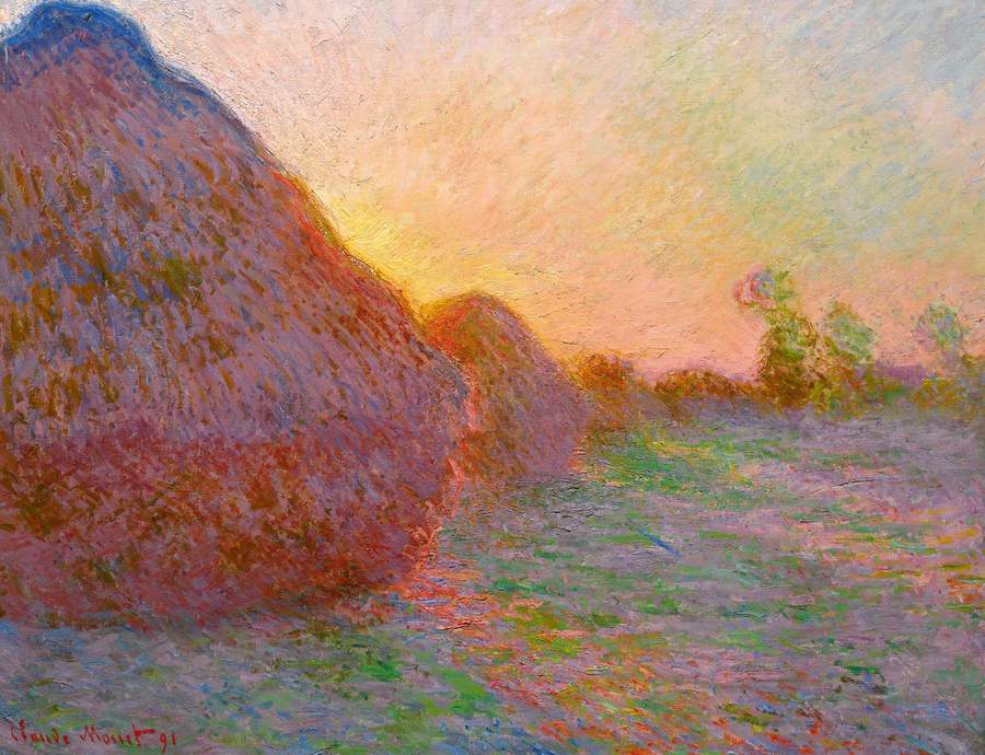 Meules, creada por Monet en 1890, es parte de su serie Almiares, y es una de las pocas de este grupo que han salido a subasta este siglo y que aun es propiedad privada. (EFE)