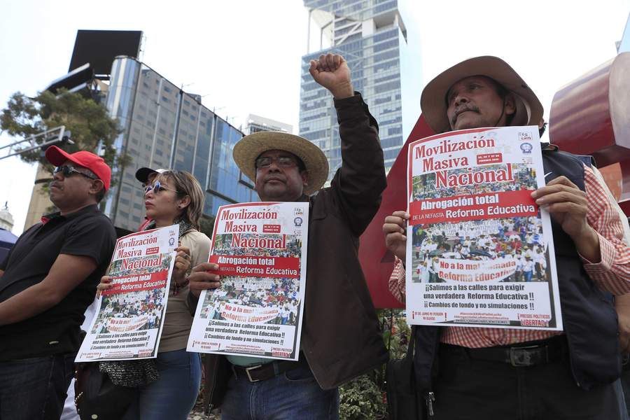 El próximo miércoles 20 y jueves 21 de marzo habrá movilizaciones en la Ciudad de México y en los estados. (ARCHIVO) 