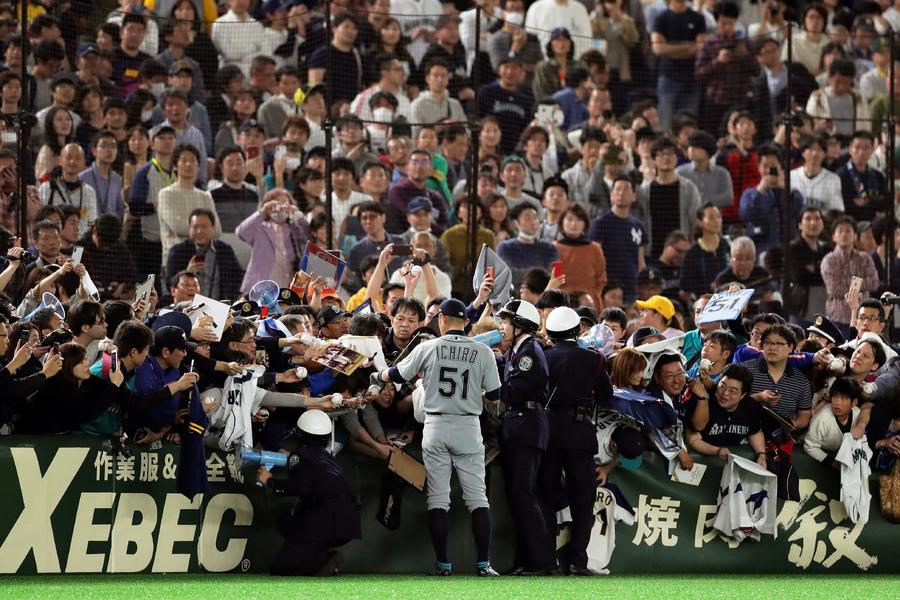 La pretemporada de Ichiro Suzuki no fue buena; dos hits en 25 turnos. Tampoco conectó imparables en las dos exhibiciones en Tokio.