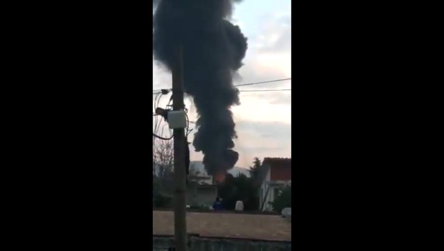 Se incendia bodega con combustible en Puebla