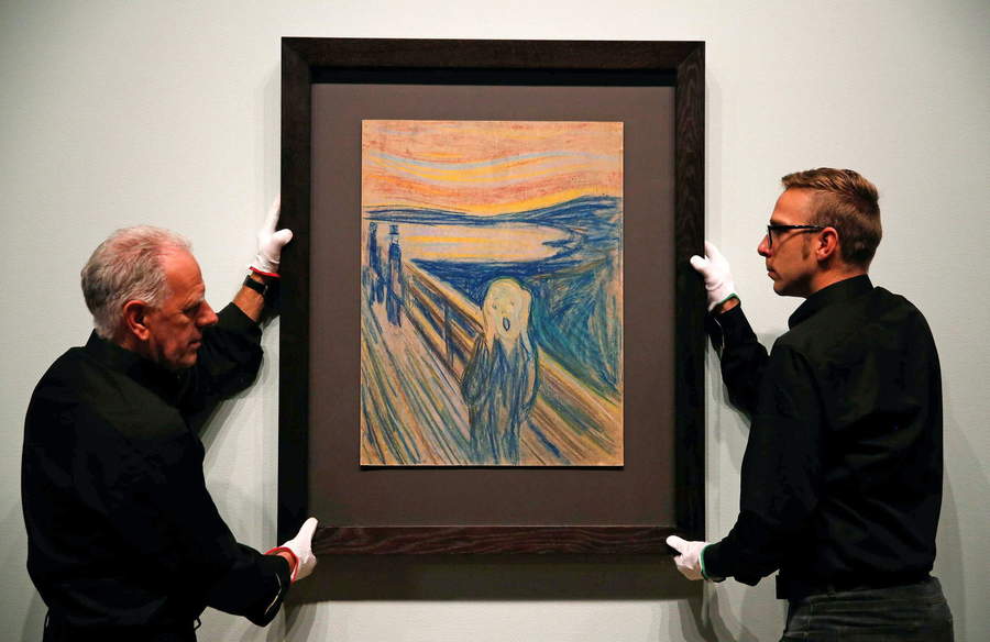Pintada en 1893 por el artista noruego Edvard Munch, no representa un grito. (ARCHIVO)