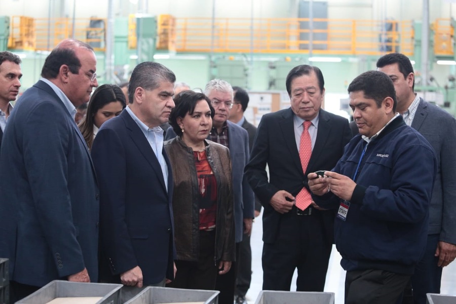 La empresa Sangskin Brake México fue inaugurada ayer por el gobernador Miguel Riquelme Solís.