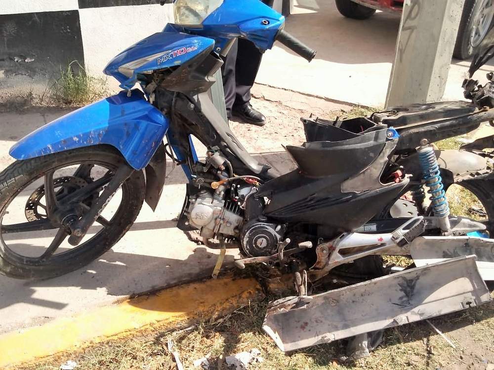Motociclista muere en el hospital tras ser arrollado