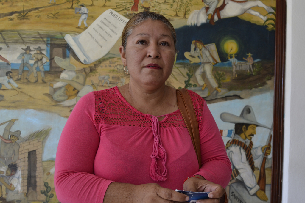 Margarita Aguilar ayer fue hablar con el alcalde Horacio Piña para demandar una solución.