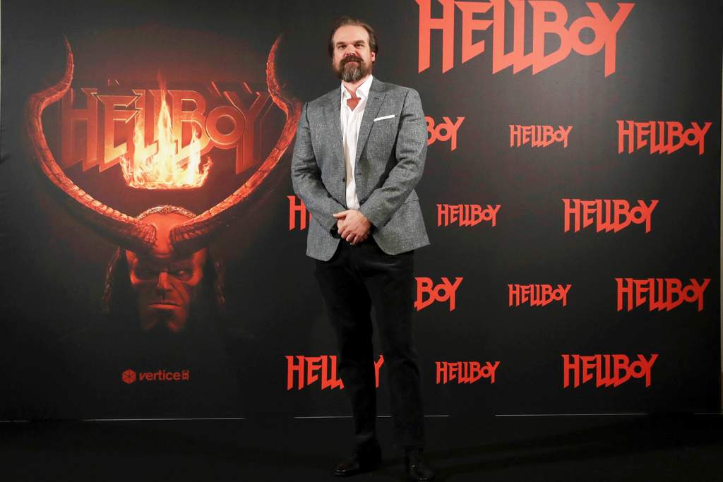 Personaje. David Harbour dará vida a Hellboy, una nueva versión de la saga que hiciera mítica Guillermo del Toro y que ahora retoma Neil Marshall.