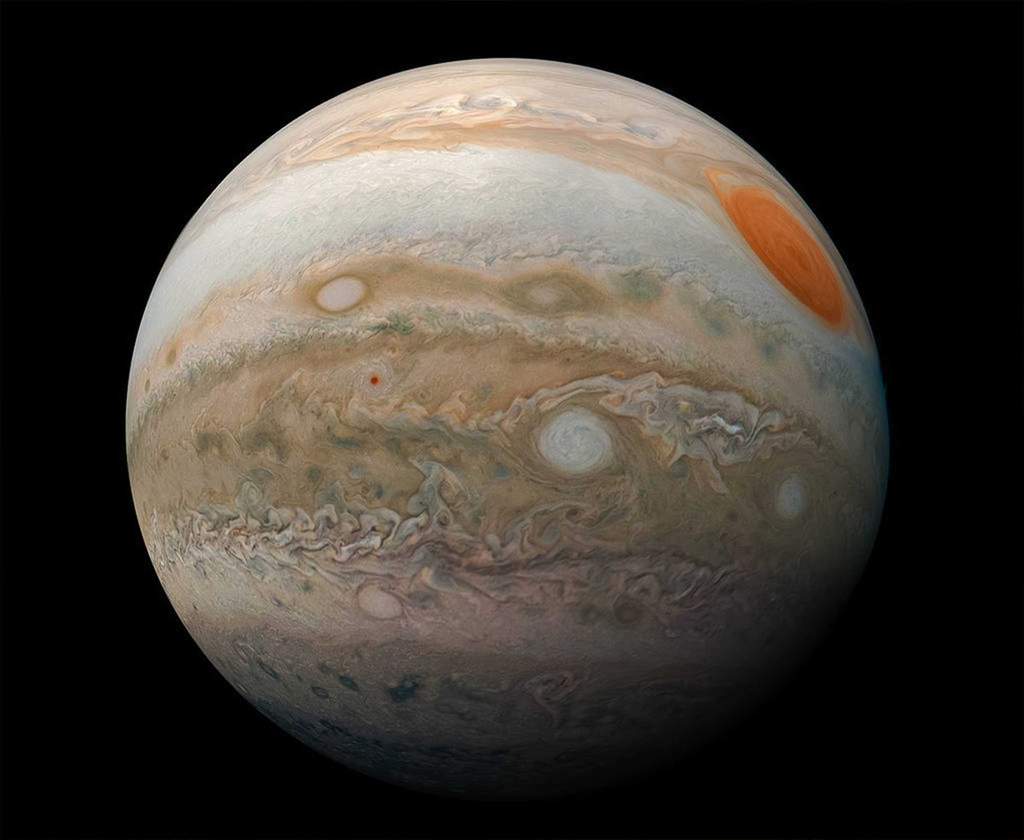La fotografía fue tomada por la nave espacial Juno mientras realizaba un sobrevuelo cercano al “gigante gaseoso”. (TWITTER)