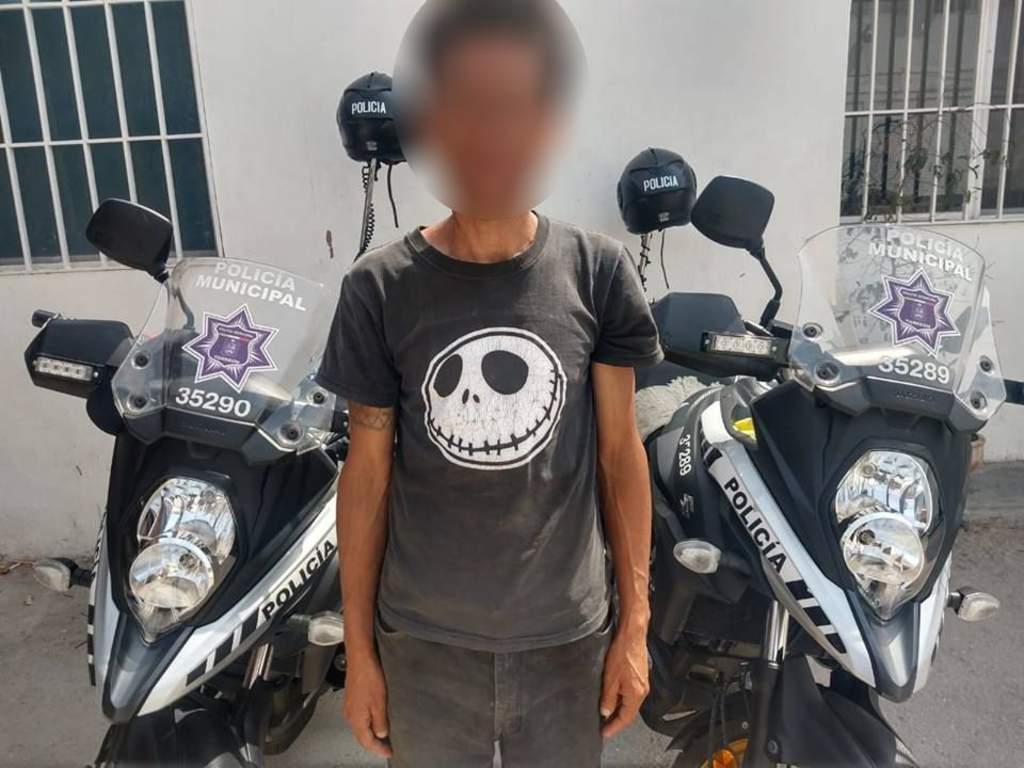 La Dirección de Seguridad Pública Municipal (DSPM) de Torreón informó en sus redes sociales que el grupo de motociclistas de esta corporación que la detención ocurrió este miércoles en la colonia Primero de Mayo. (ESPECIAL)