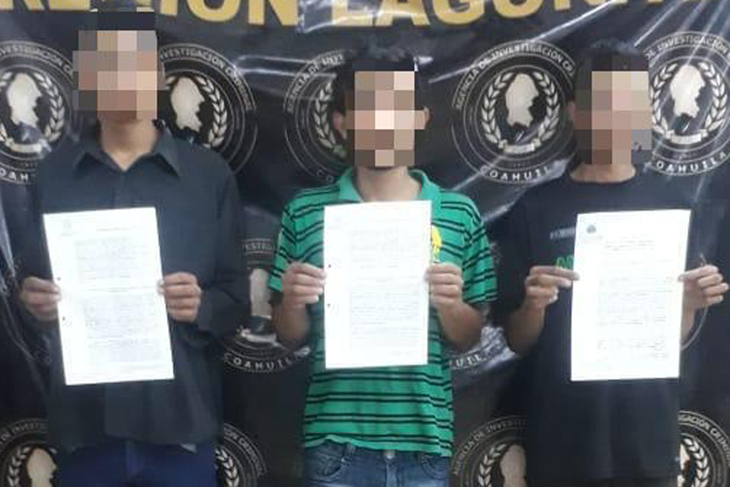 Detienen a tres por homicidio en Torreón