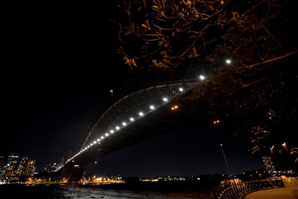 El Puente de la Bahía de Sídney es uno de los monumentos que participaron en la Hora del Planeta.