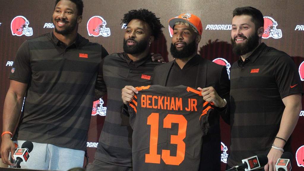 Browns presentan a Beckham Jr.