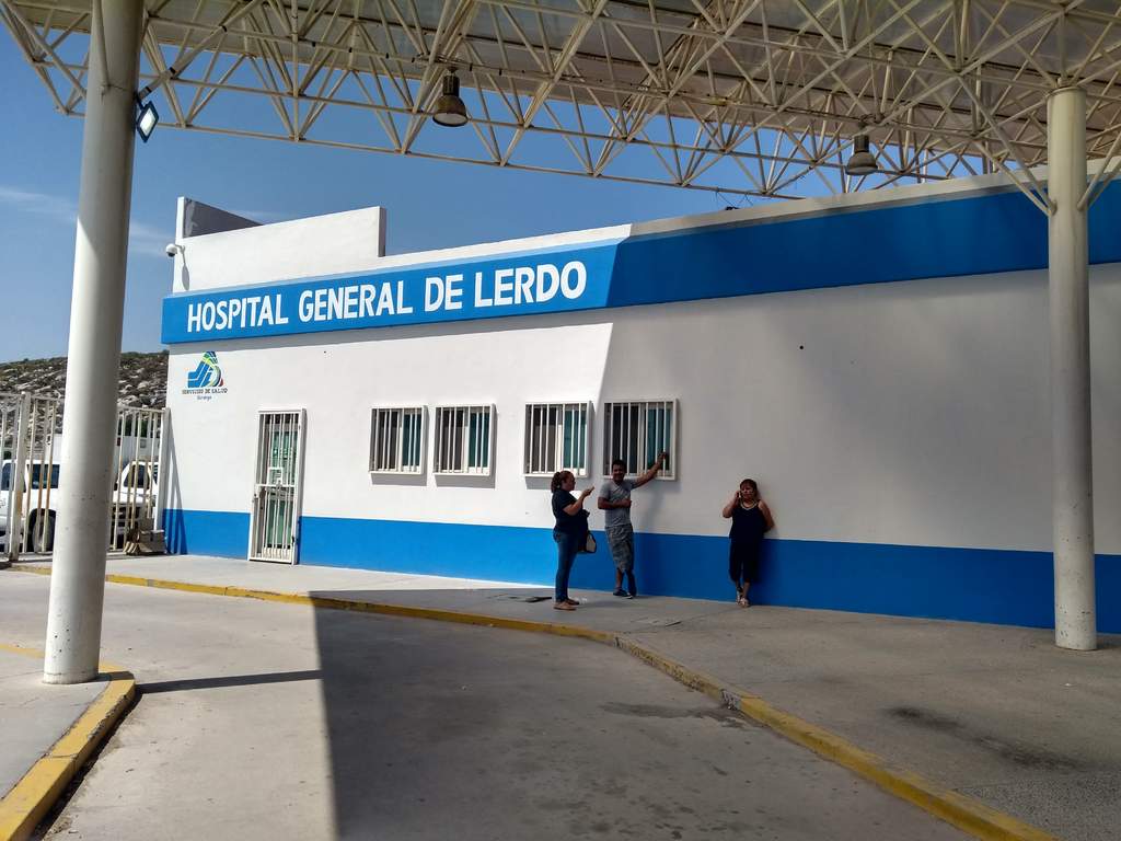 El hombre ingresó al Hospital General de Lerdo. (ARCHIVO) 