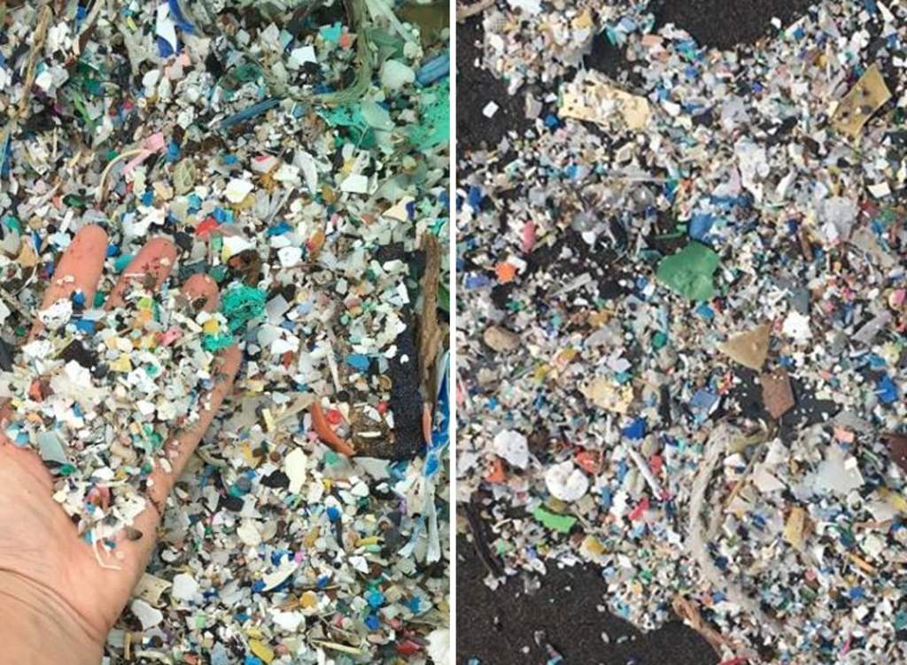 Inquietantes imágenes de la contaminación de plástico en playas