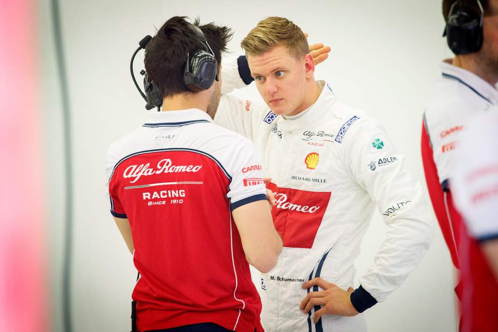 Mick fue el piloto más rápido de las pruebas, sólo detrás del holandés Max Verstappen, de Red Bull.