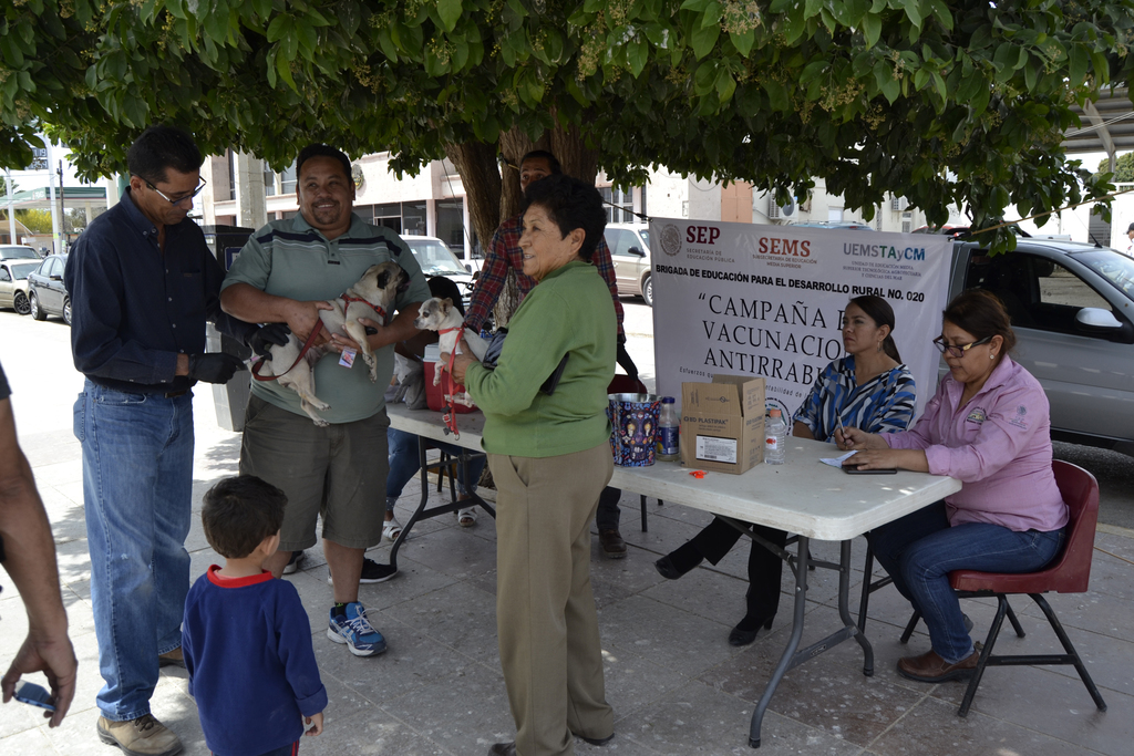 Invitan a vacunar mascotas en la plaza principal de Matamoros. Módulo estará de 9 de la mañana a 3 de la tarde. (EL SIGLO DE TORREÓN/EDITH GONZÁLEZ)