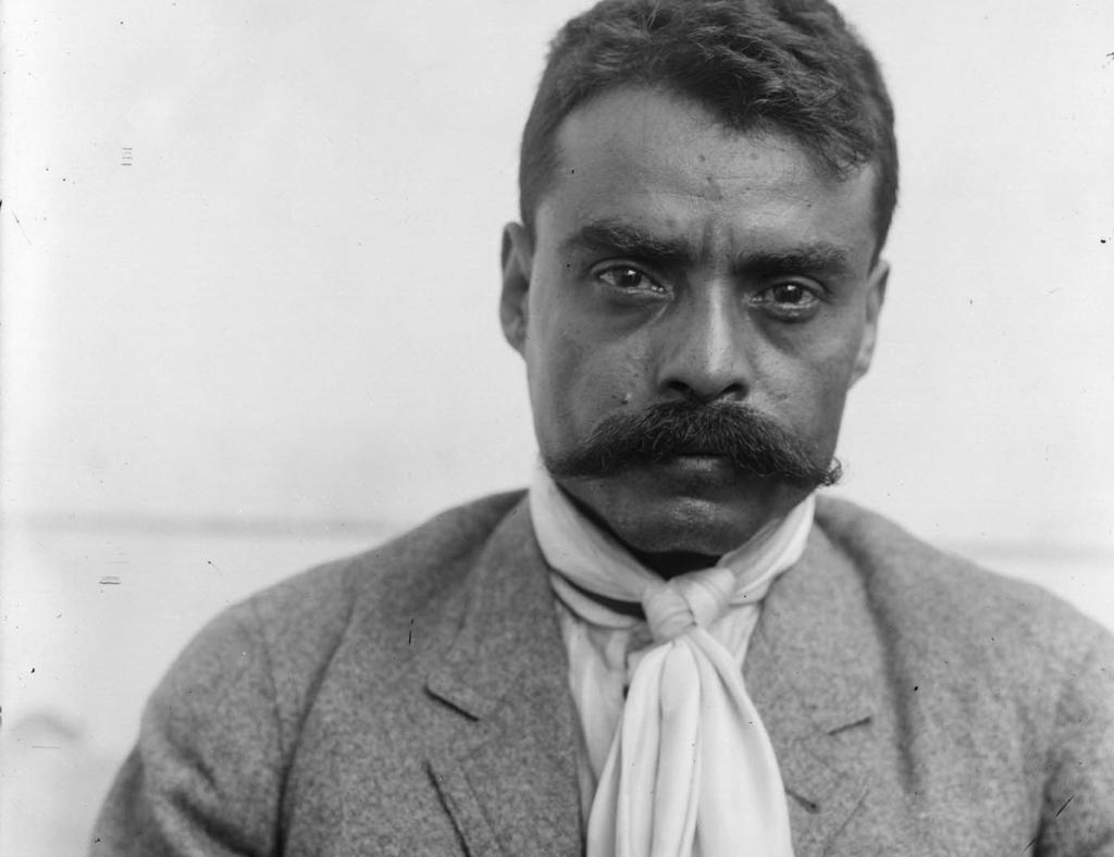 1919: Asesinan a Emiliano Zapata, uno de los líderes militares y campesinos más importantes de la Revolución mexicana