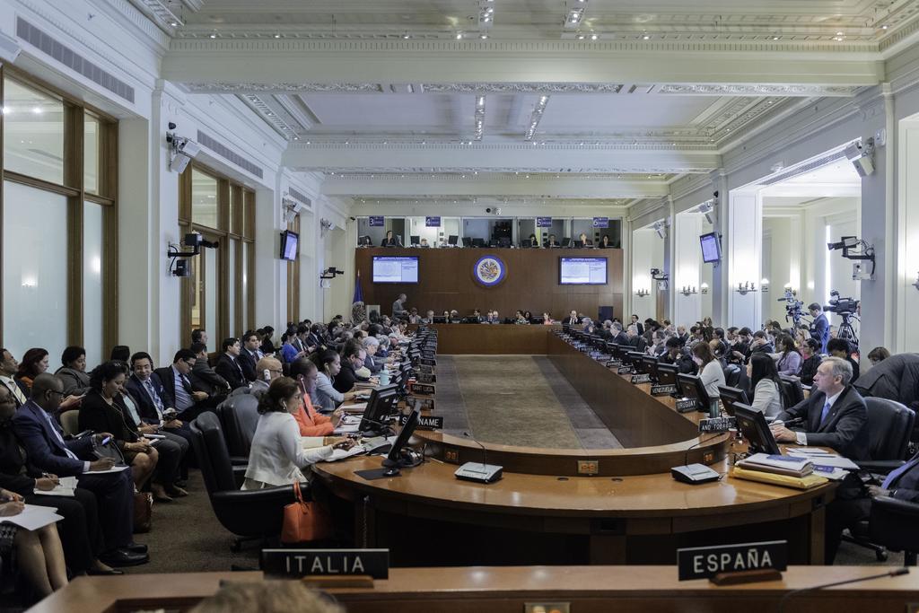 El Consejo Permanente de la OEA aprobó la resolución que reconoce al venezolano Gustavo Tarre como representante permanente. (EFE)