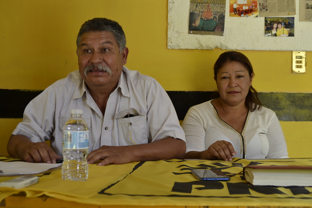 'En el PRD seguimos vivos, aunque seamos poquitos', dice Margarita Aguilar, secretaria general del PRD en Matamoros. (EL SIGLO DE TORREÓN/EDITH GONZÁLEZ)
