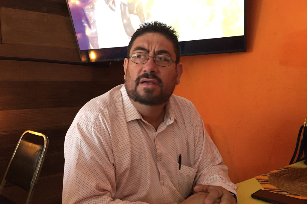 Bernardo Reyes, coordinador de Nace, recordó a Zapata en su aniversario luctuoso. (EL SIGLO DE TORREÓN)