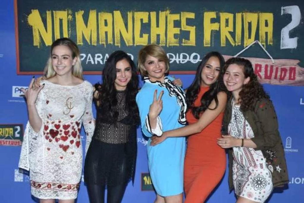 Elenco. Las actrices de No manches Frida 2 se expresan sobre el movimiento que en México surgió en las redes sociales. (ESPECIAL)