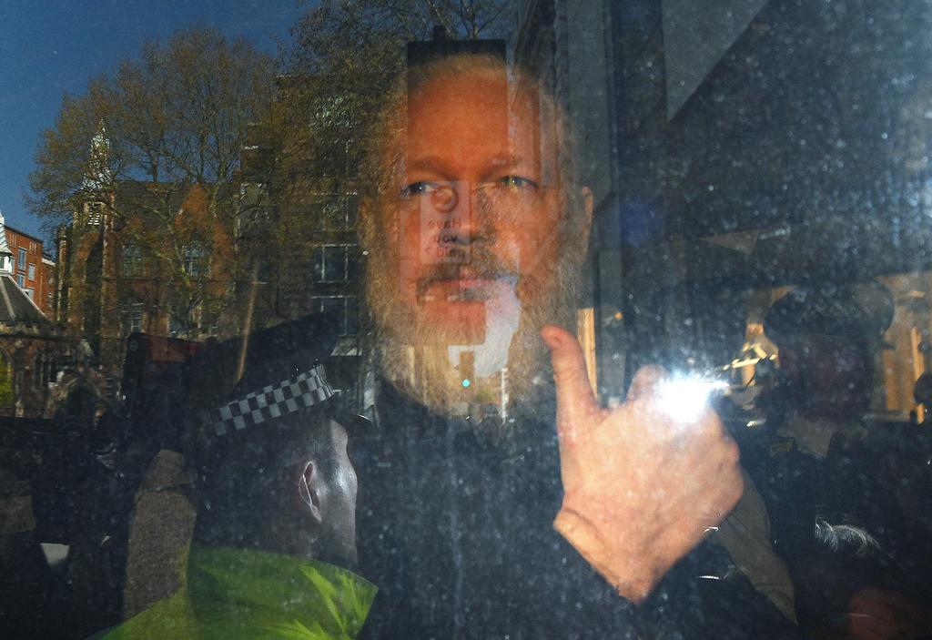 'Assange ha sido acusado de conspiración para cometer una intrusión en computadoras (...). Se enfrenta a una pena máxima de cinco años en prisión en caso de ser declarado culpable', señaló el Departamento de Justicia. (EFE)